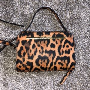 Steve Madden leopard crossbody purse